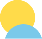 Beach sunbeds and umbrellas